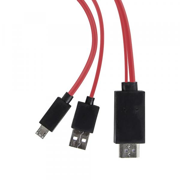 Cabo Adaptador Lys HDMI para Micro USB S3/S4 2.0 - M-1222