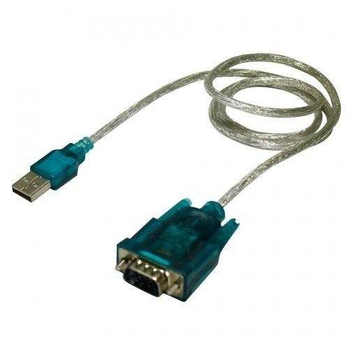Cabo Adaptador USB 2.0 Serial Conversor RS232 DB 9 Pinos