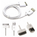 Cabo Carga Dados Usb Iphone 3g 3gs 4g 4s Ipad Ipod - 1 Metro