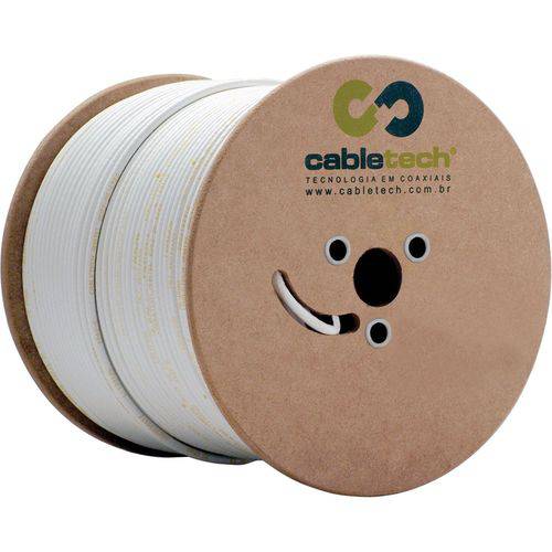 Cabo Coax Rgc 59 67% Branco 305m Cabletech