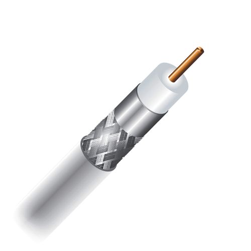 Cabo Coaxial Cabletech RGE-59 100M Branco