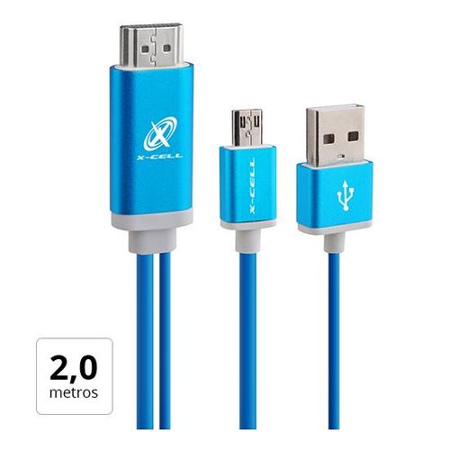 Tudo sobre 'Cabo Conversor Hdmi 1.4 para Micro Usb e Usb Função Mhl'