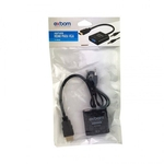 Cabo Conversor HDMI para VGA Femea com Audio Desbloqueado CC-HV100