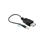 Cabo Conversor P2 3,5mm para USB Fêmea - 17cm - CB0121