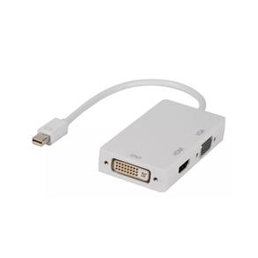 Cabo Conversor Thunderbolt Mini Displayport Macho para HDMI, DVI, VGA 3X1