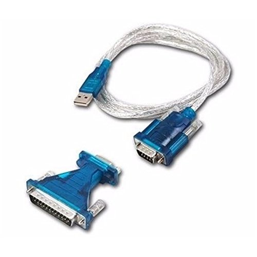 Cabo Conversor USB para Serial RS232 Macho com Adaptador DB9