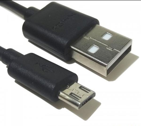 Cabo Dados Micro USB V8 - Preto - Kingo