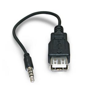 Cabo de Audio P2 X USB Femea para Pendrive em Auto-radio Cdplayer Mp3 Ipod