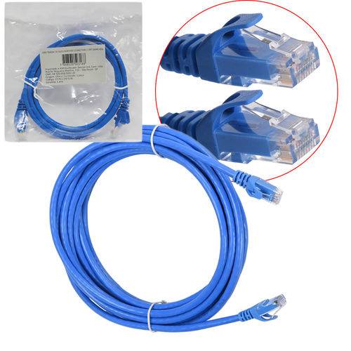 Cabo de Rede 2.5 Mertros Patch Cord Rj-45 Cat6