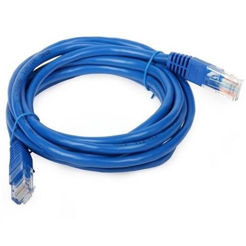 Cabo de Rede Ethernet Lan Rj45 Cat 6 Utp Azul - 3 Metros