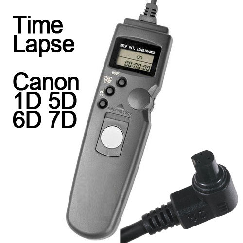 Cabo Disparador Remoto Time Lapse para Canon Rs-80n3 Tc1002