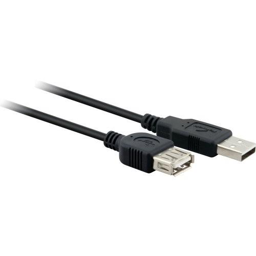 Cabo Extensor USB 2.0 a Macho X a Femea 1,8 Metros USM-101 Preto Fortrek