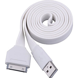 Cabo Flat 30-pin para Apple Uaf401 1 Metro Branco Fortrek