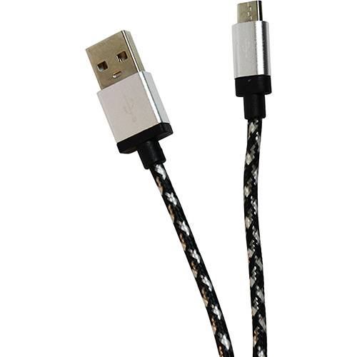 Tudo sobre 'Cabo Flat USB Duracell para Micro USB Preto de 1,83m'
