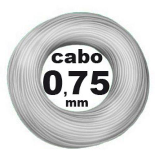 Cabo Flexível 0,75mm Branco Rolo com 100 Metros