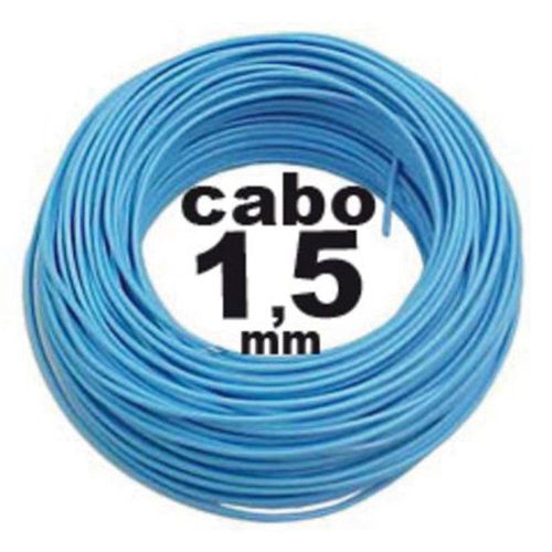 Cabo Flexivel 1,5mm 750v Azul Rolo com 100 Metros