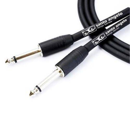 Cabo Guitarra 0,20mm P10 X P10 Ninja Cable B 03ft/0.91 - Sto Angelo