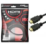 Cabo HDMI 2.0 19 Pinos 4K 2 Metros