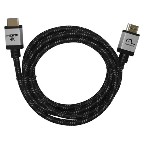 Cabo HDMI 2.0 4k Nylon 3m Multilaser WI296