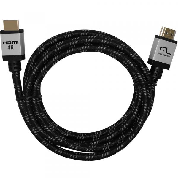 Cabo HDMI 2.0 Multilaser WI296 4K Nylon 3M