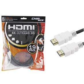 Cabo HDMI 1.4 - 4K Ultra HD - Blindado - 8 Metros - PIX 018-9794