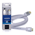 Cabo Hdmi Branco Sony Dlc-he20hf Original Banhado a Ouro