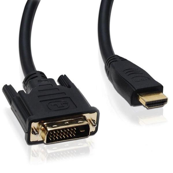 Cabo HDMI Macho para DVI-I Macho 1.8 Metros com Filtro - Dex