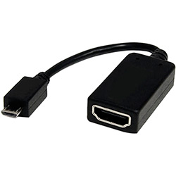 Cabo HDMI MD9 Info Fêmea para Micro USB 5 Pinos