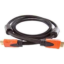 Cabo HDMI para HDMI 1.4c 3.0m Nylon Preto Polybag - Myatec