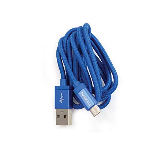 Cabo Micro USB de 90 Cm, Duracell, LE2178, Azul