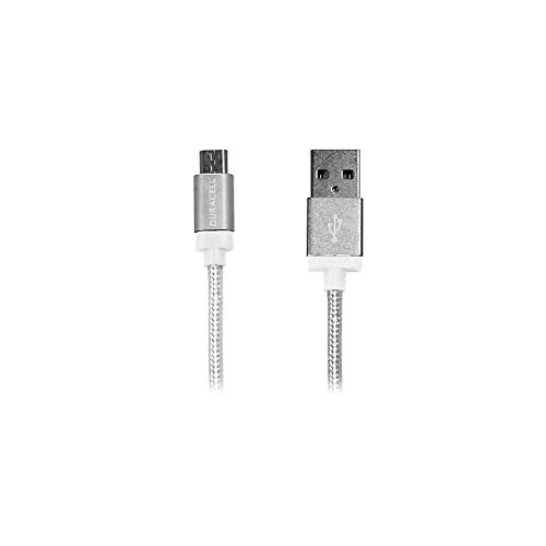 Cabo Micro USB de 90 Cm, Duracell, LE2180, Branco