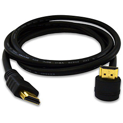 Cabo Monitor HDMI M/ HDMI M 1.3 90 Graus Preto 1,5m - Cia do Software