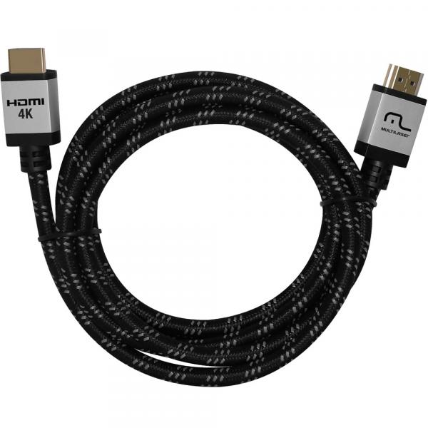 Cabo Multilaser HDMI 2.0 4k Nylon 1,8m - WI295