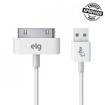 Cabo para Iphone, Ipad ou Ipod 30 Pinos Elg 1.8 Metros - C3018 Branco