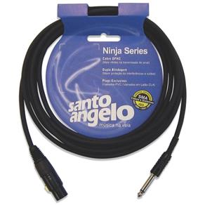 Cabo para Microfone 30ft 9.15m Ninja HG Santo Angelo