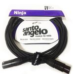 Cabo Santo Angelo Ninja LW Microfone XLR x XLR 15FT 4,57m
