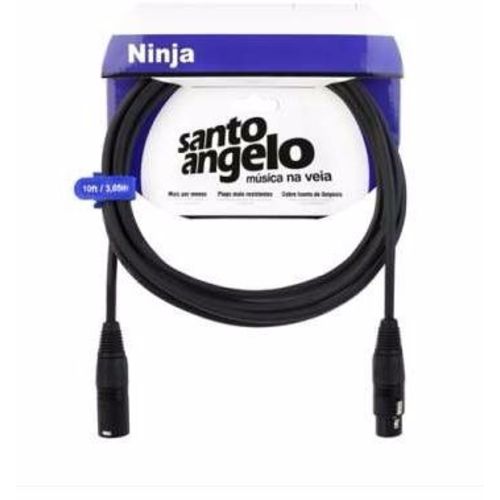 Cabo Santo Ângelo Ninja Lw P/ Microfone 30ft 9,15m