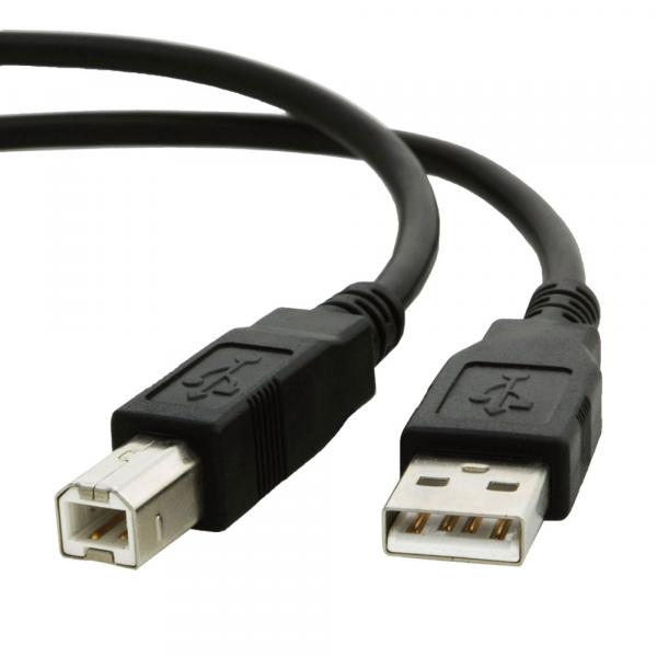 Cabo USB 2.0 a Macho X B Macho 3 Metros PC-USB3001 - Plus Cable - Plus Cable