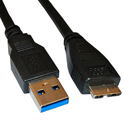 Cabo USB 3.0 AM/BM Micro-HD Externo - MD9 Info