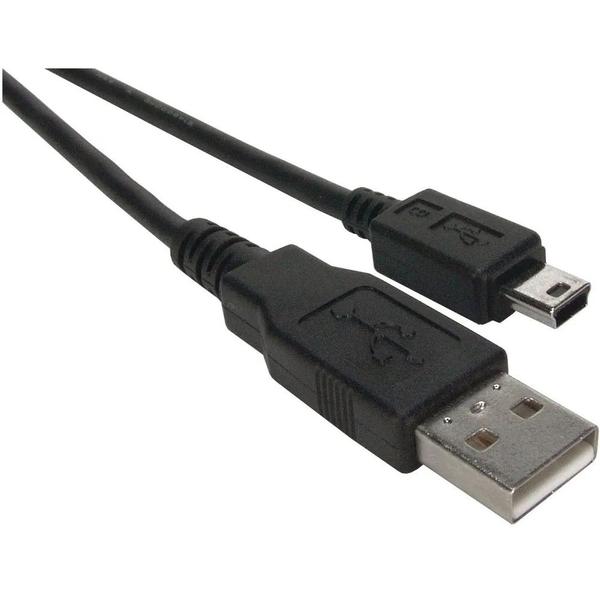 Cabo USB 2.0 - AM (Macho) Mini USB (Macho) 1,8m MD9 - 3324