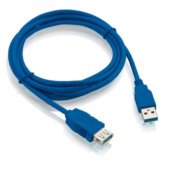 Cabo USB 3.0 Macho X Fêmea 1,8 Metros Azul WI210 - Multilaser