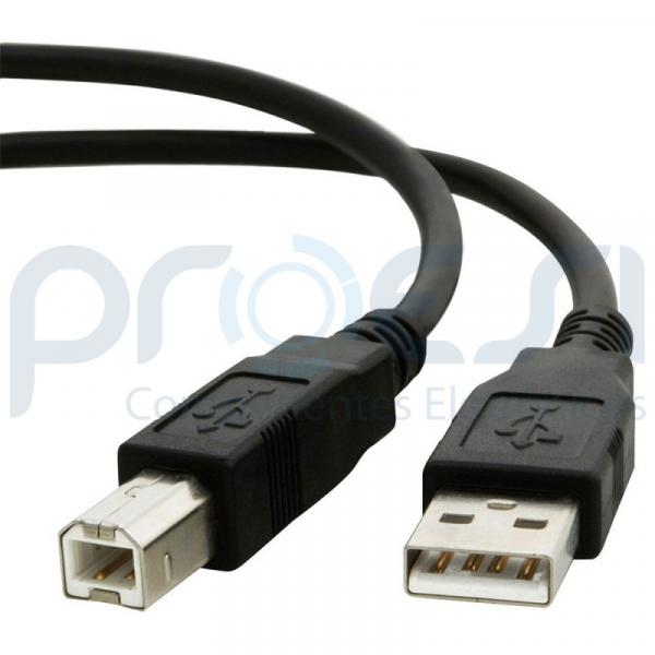 Cabo USB-A Macho para USB-B Macho 2.0 - 5 Metros - Indefinida