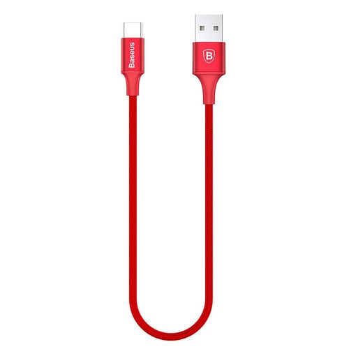 Tudo sobre 'Cabo Usb Baseus Rapid com Led 25cm 2a Type-c Vermelho'