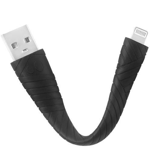 Cabo USB para Iphone 8 Pinos Silicone Flexivel 12 Cm (LI012B) - Geonav