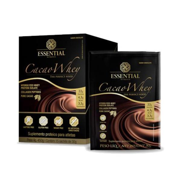Cacao Whey - 15 Saches 30g - Essential Nutrition