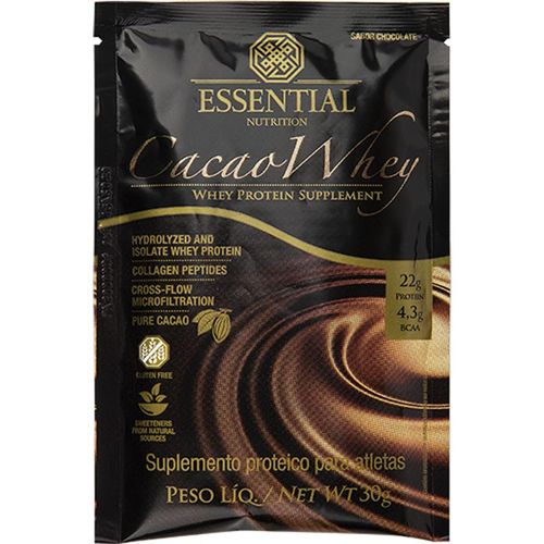 Cacao Whey Sachê 30g - Essential Nutrition