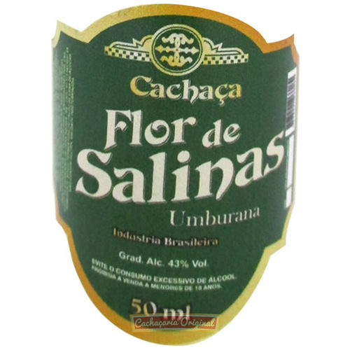 Cachaça Flor de Salinas Umburana 50ml