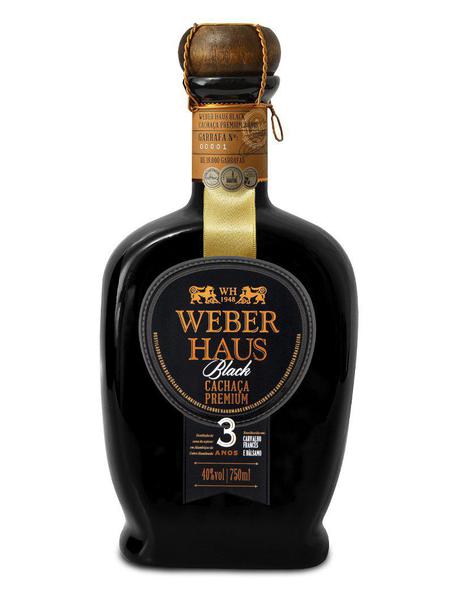 Cachaça Weber Haus Premium Black Louça 750ml