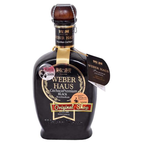 Cachaça Weber Haus Premium Black Louça 750ml