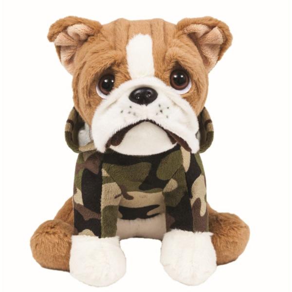 Cachorro de Pelúcia Bulldog Militar Buba - Buba Toys